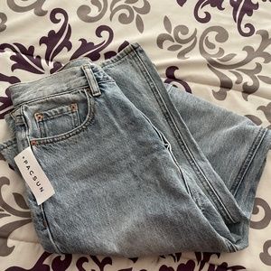 Never worn light washed jeans